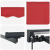 vidaXL Auvent R&eacute;tractable Rouge 300 x 250 cm Aluminium et Tissu