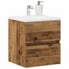 vidaXL Meuble de Lavabo de Salle de Bain Bois Ancien 41 x 38,5 x 45 cm