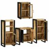 vidaXL Ensemble de mobilier de salle de bain Montage mural 4 pcs
