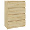 vidaXL Armoires latérales 3 pcs Bois de pin massif