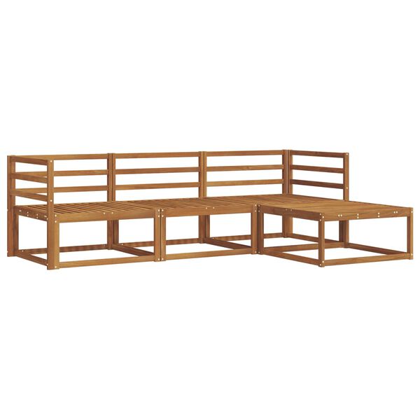 vidaXL Ensemble de canap&eacute;s d'ext&eacute;rieur 4 pcs Naturel