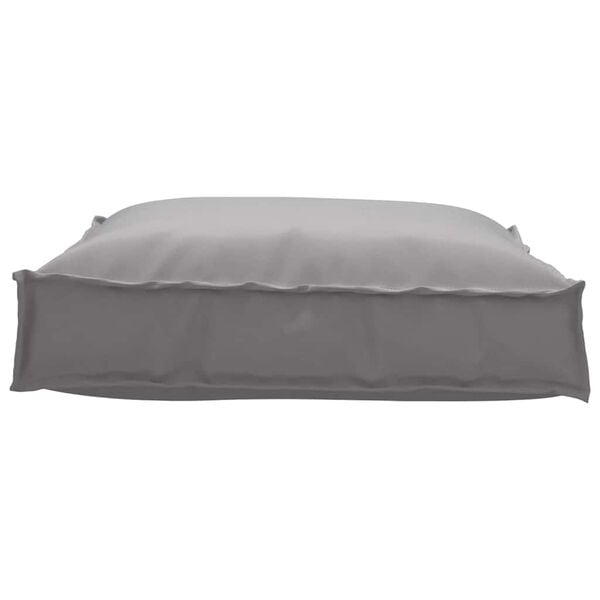 vidaXL Coussin Gris 70 x 70 x 12 cm Tissu Oxford