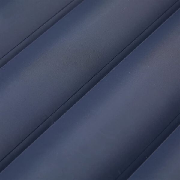 vidaXL Matelas de camping autogonflant avec oreiller 1 personne gris