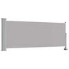 vidaXL Auvent lat&eacute;ral r&eacute;tractable de patio 100 x 300 cm Gris