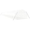 vidaXL Serre avec cadre en acier blanc 54 m&sup2; 18x3x2 m