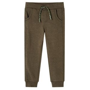 Pantalon de survêtement pour enfants mélange kaki 128