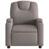 vidaXL Fauteuil inclinable Taupe Tissu