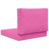 vidaXL Coussin de canap&eacute; d'ext&eacute;rieur 2 pcs Rose Polyester