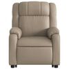 vidaXL Fauteuil inclinable Cappuccino Similicuir