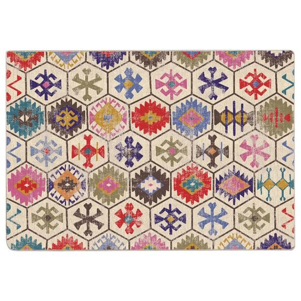 vidaXL Tapis lavable multicolore 160x230 cm
