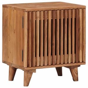 vidaXL Table de chevet faite main Marron Teck 40 x 30 x 45 cm