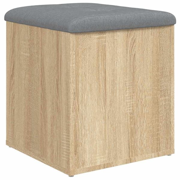 vidaXL Banc de rangement Ch&ecirc;ne Sonoma 42x42x45 cm Bois d'ing&eacute;nierie