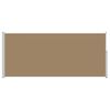 vidaXL Store lat&eacute;ral r&eacute;tractable 180 x 500 cm 100% polyester fer acier