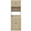 vidaXL Armoire de cuisine chêne sonoma 60x50x180 cm bois d'ingénierie