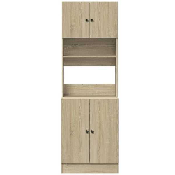 vidaXL Armoire de cuisine chêne sonoma 60x50x180 cm bois d'ingénierie