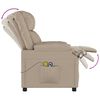 vidaXL Fauteuil de massage Cappuccino Similicuir