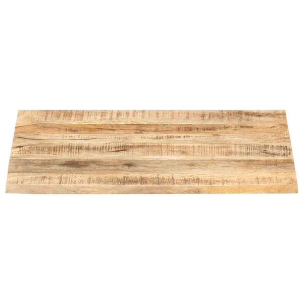 vidaXL Dessus de table Bois de manguier solide 25-27 mm 90x60 cm