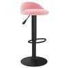 vidaXL Tabouret de bar Rose Velours