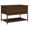 vidaXL Banc de rangement ch&ecirc;ne marron 70x42,5x47 cm bois d'ing&eacute;nierie