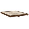 vidaXL Cadre de lit sans matelas chêne marron 200x200 cm