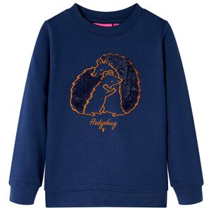 Sweatshirt pour enfants bleu marine 104