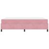 vidaXL Cadre de lit avec matelas Rose 140 x 200 cm tissu