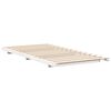 vidaXL Cadre de lit surélevé Blanc 90 x 220 cm Bois massif en pin