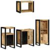 vidaXL Ensemble de mobilier de salle de bain avec tiroir 4 pcs