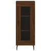 vidaXL Buffet Ch&ecirc;ne marron 34,5x34x90 cm Bois d'ing&eacute;nierie