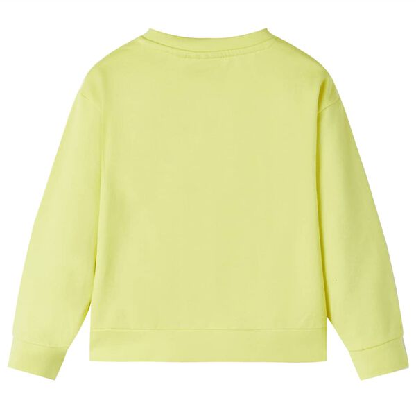 Sweatshirt pour enfants jaune 140