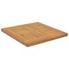 vidaXL Dessus de table carr&eacute; 40x40x2,5 cm Bois de teck massif
