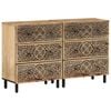 vidaXL Armoires lat&eacute;rales 2 pcs 60x33x75 cm bois massif de manguier