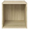 vidaXL Meuble TV chêne sonoma 37x35x37 cm bois d’ingénierie
