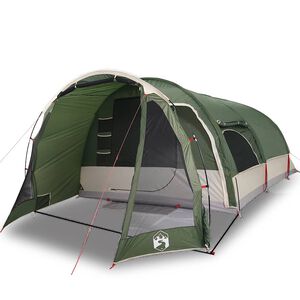vidaXL Tente familiale tunnel 8 personnes vert imperm&eacute;able