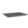 vidaXL Panneaux biblioth&egrave;que 4pcs Gris brillant 40x30x1,5cm Agglom&eacute;r&eacute;