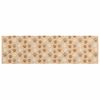vidaXL Tapis de Cuisine Pattes beiges 150 x 45 cm 100% Polyamide