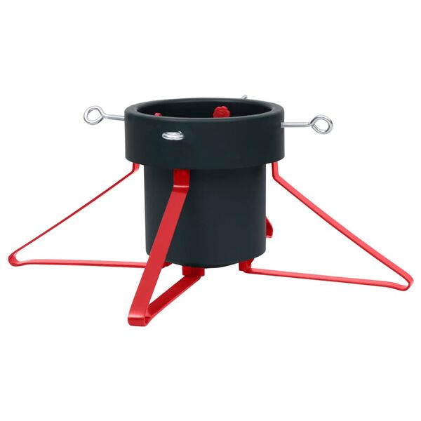 vidaXL Support de sapin de No&euml;l Vert et rouge 46x46x19 cm