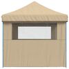vidaXL Tente de f&ecirc;te Beige 292 x 440 x 315 cm Tissu Oxford