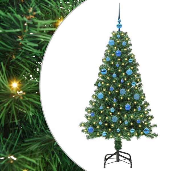 vidaXL Sapin de No&euml;l artificiel Vert 150 cm PVC, Acier et Plastique