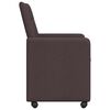 vidaXL Chaises de salle à manger 2 pcs Marron foncé 58 x 65 x 94 cm