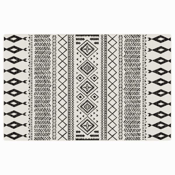 vidaXL Tapis int&eacute;rieur ext&eacute;rieur &agrave; poils courts 190x300cm antid&eacute;rapant