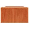 vidaXL Support de moniteur marron miel 50x24x13 cm bois de pin solide