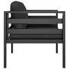 vidaXL Canap&eacute; simple avec coussins Aluminium Anthracite