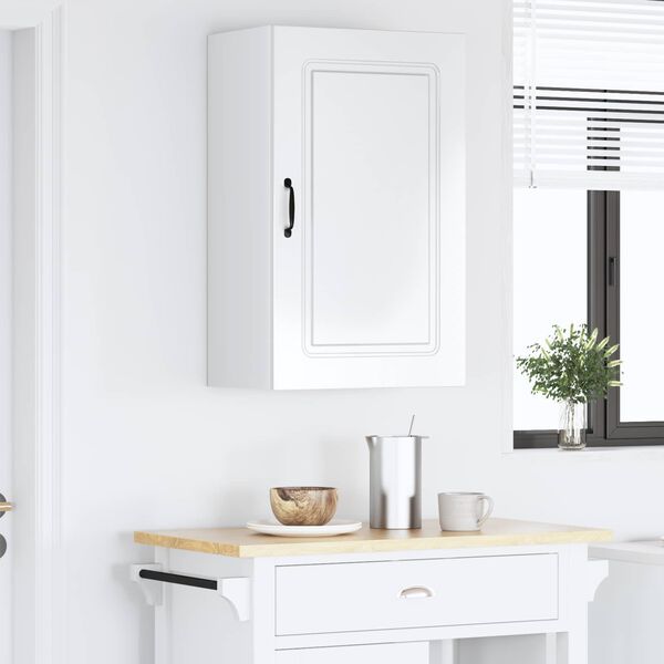 vidaXL Armoire de cuisine Kalmar Blanc brillant 50 x 31 x 80 cm