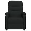 vidaXL Fauteuil inclinable Noir Tissu