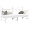 vidaXL Cadre de lit de jour Blanc 80 x 200 cm Acier