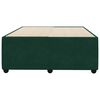 vidaXL Cadre de lit sans matelas vert fonc&eacute; 120x200 cm velours