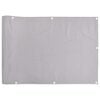 vidaXL &Eacute;cran d'intimit&eacute; de balcon gris 500x120 cm PVC