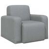 vidaXL Fauteuil Gris clair Tissu