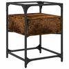 vidaXL Tables de chevet 2 pcs ch&ecirc;ne fum&eacute; 40x40x55 cm bois d'ing&eacute;nierie